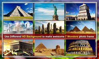 7 Wonder Photo Frame : Wonders Of The World Editor capture d'écran 2