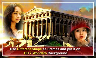 7 Wonder Photo Frame : Wonders Of The World Editor capture d'écran 3