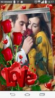 Red love roses Photo Frames скриншот 2