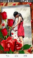 Red love roses Photo Frames скриншот 3