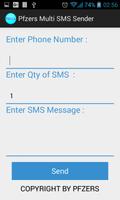 Pfzers Multi SMS Sender ảnh chụp màn hình 1