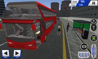 mobile bus driving sim 2018 - tourist coach drive скриншот 3