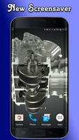 Motorcycle Engine V6 3D screenshot 2