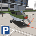 Blocky Airplane Airport Park icon