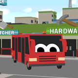 Blocky City Bus Sim Craft icône