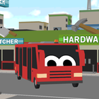 Blocky City Bus Sim Craft icono