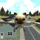cat drone flight adventure sim icon