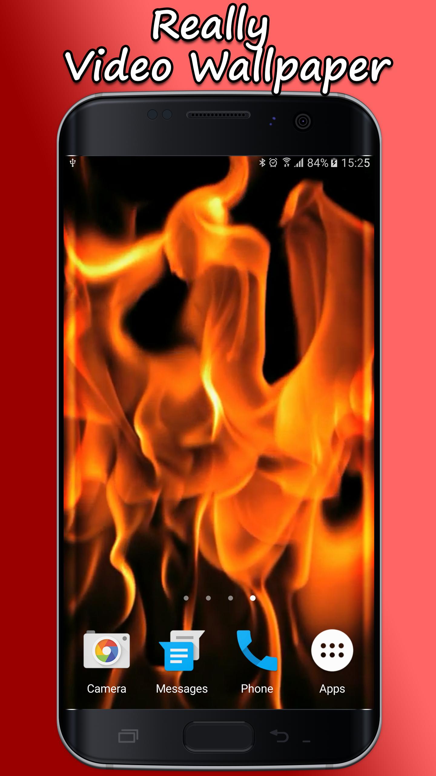 Android için Ateş Canli Duvar Kagidi APK�yı İndir