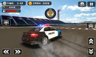 Police Drift Car - Highway Chase Driving Simulator Ekran Görüntüsü 1