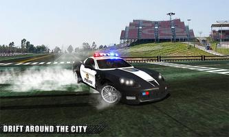 Police Drift Car - Highway Chase Driving Simulator capture d'écran 2