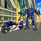 Police Robot Transformer Hero ícone