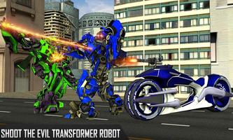 Police Robot Transformer Hero ポスター