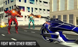 Police Robot Transformer Hero imagem de tela 3