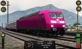 برنامه‌نما Euro Train Simulator Game; Rail Driving 3D عکس از صفحه