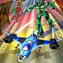 Flying Jet Fighter Robots War APK