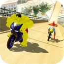 Super hero stunt bike - mega ramp racing APK