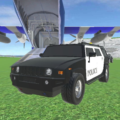 Super, polícia, carga, avião,