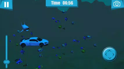 Shark attack floating underwater racing car APK download