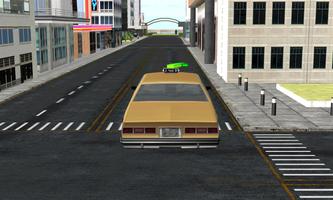 Vegas taxi aparcamiento sim 3D captura de pantalla 1