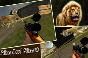 Safari Wild Lion Sniper Hunter capture d'écran 3