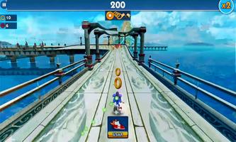 Guide for Sonic Dash runner Affiche