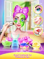 Sweet Rainbow Salon - Princess Makeup Game Affiche