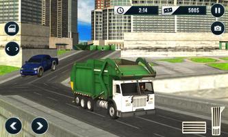 Trash Truck Simulator 3D Affiche