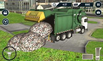 Trash Truck Simulator 3D capture d'écran 2