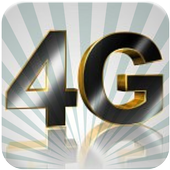 4G High Speed Internet 아이콘