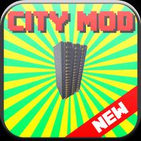 New City Mod For MCPE Affiche