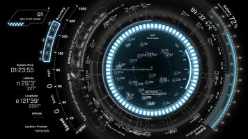 JARVIS GPS Monitor الملصق