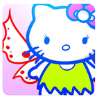Kitty Coloring Hello Kids icône