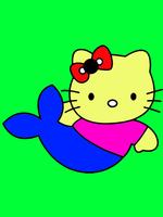 Kitty Coloring Hello Kids スクリーンショット 1