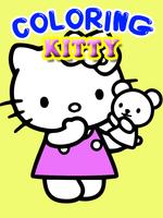 Kitty Coloring Hello Kids スクリーンショット 2