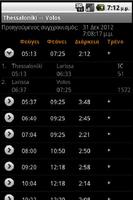 Greece Train Schedules captura de pantalla 1