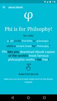 Phi - Philosophy Books Poster