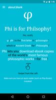 Phi - Philosophy Books Cartaz