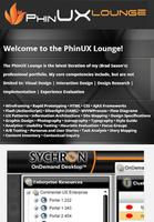 PhinUX Lounge постер