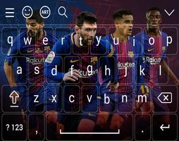 Coutinho FCB keyboard Affiche