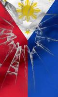 Philippines flag free Affiche