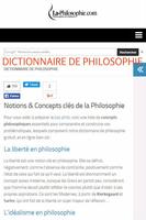 برنامه‌نما Philosophie (Cours&Citations) عکس از صفحه