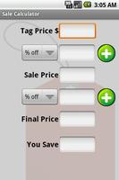 Sale Price Calculator Affiche