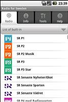 Radio for Sweden (free app) screenshot 1