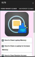 Phone Memory Cleaner Tip Cartaz