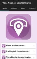 Phone Numbers Locator Search Affiche