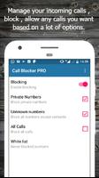 Blacklist Pro - Call Blocker اسکرین شاٹ 2