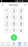Phone Contact Style OS 10 ภาพหน้าจอ 1