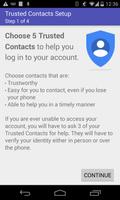 Trusted Contacts Study App Affiche