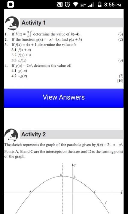 Grade 12 Mathematics Mobile Application screenshot 16