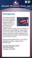 Acoaxet Veterinary Clinic تصوير الشاشة 1